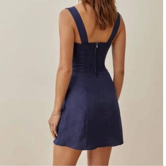 Reformation BrigitteLinen Mini Dress 6 - Picture 5 of 5